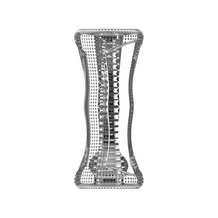 Shots No.23 Flexible Intimate Device TPE Ribbed Black