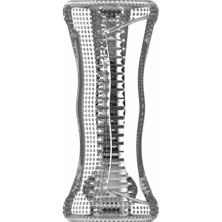 Shots No.23 Flexible Intimate Device TPE Ribbed Black