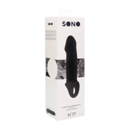 Satisfyer No.17 Extension Sleeve with Ball Strap, 35mm, Black