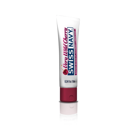 Swiss Navy Intimate Lubricant Very Wild Cherry Flavor 10ml Travel Size