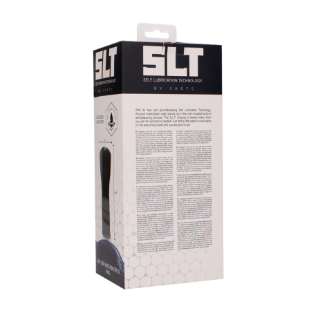 S.L.T. Easy Grip XL Anal Model Self-Lubrication System, Transparent Black