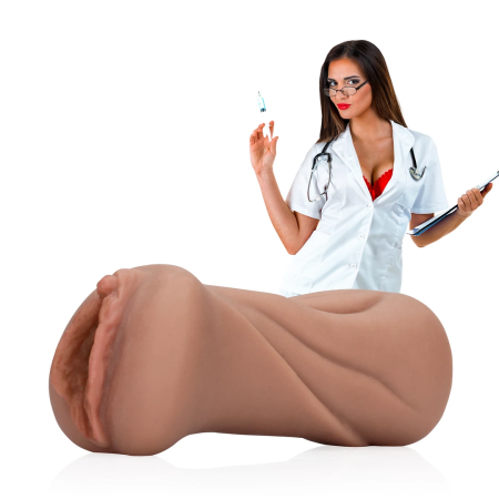 Nurse Intimate Sleeve Model - Tan, Realistic TPR, Waterproof