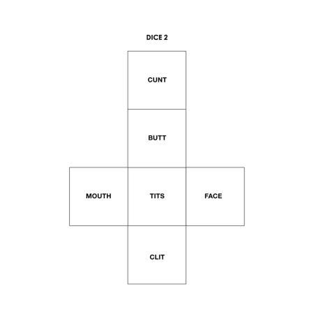 LoversPremium Kink Dice Game - Interactive Couple Play Set