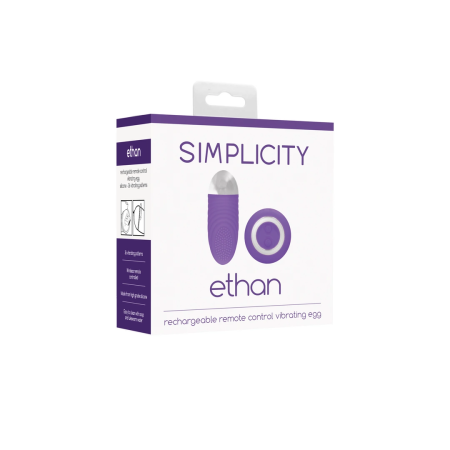 Pipedream Ethan Wireless Vibrating Egg - Remote Control, 36 Modes