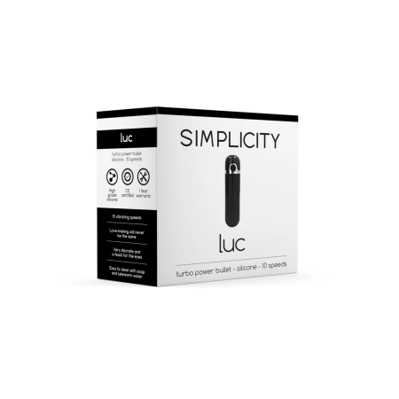 Luc Rechargeable Power Bullet - 10-Speed Waterproof Compact Model