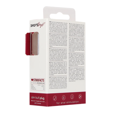 Nexus Slim Beginner Silicone Plug - Compact Analogue Model, Black