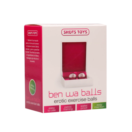 Shots Toys Geisha Ben Wa Balls - Weighted Kegel Exercise Set 28g Pink