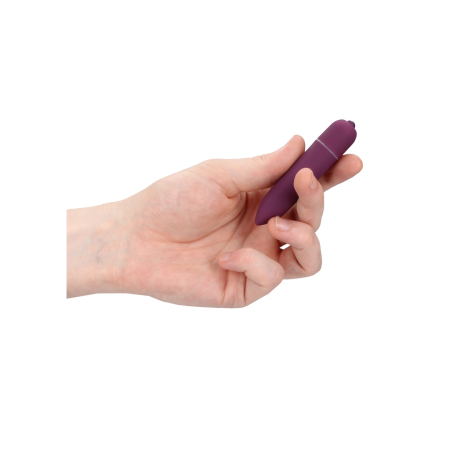 Shots Power Bullet Mini Vibrator 10 Modes Waterproof Black