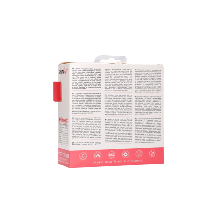 Vibe Therapy Luna L Intimate Egg 10 Speeds Remote Pink