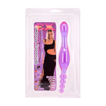 You2Toys Jelly Beads & Plug Dual-Sided Intimate Trainer Clear