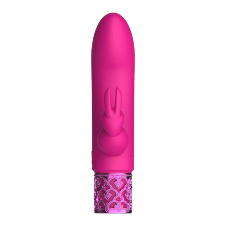 Dazzling F-1 Mini Rabbit Model Rechargeable Silicone Pink