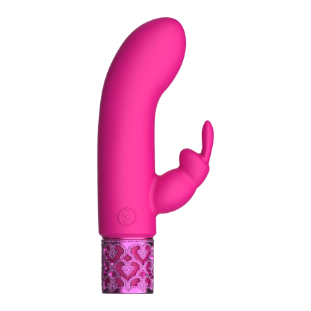Dazzling F-1 Mini Rabbit Model Rechargeable Silicone Pink