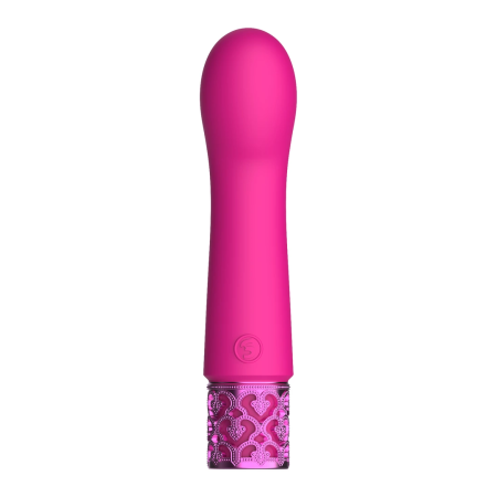 Bijou Rechargeable G-Spot Model - Curved Silicone, Magnetic Charging