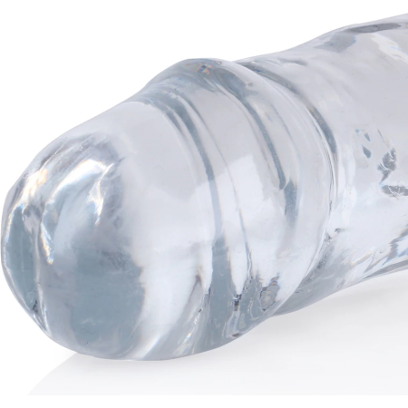 RealRock Crystal Clear Intimate Double-Ended Model 34 cm Transparent