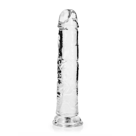 REALROCK Crystal Clear 8.7" Intimate Machine with Suction Base Transparent