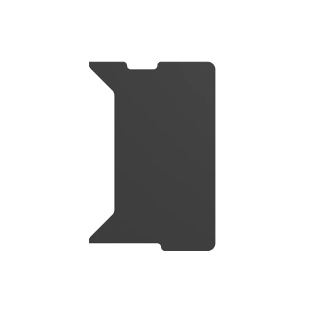 GENESIS NDS-2281 stalviršis kompiuteriui - nestandartinė forma, MDF, antracitas