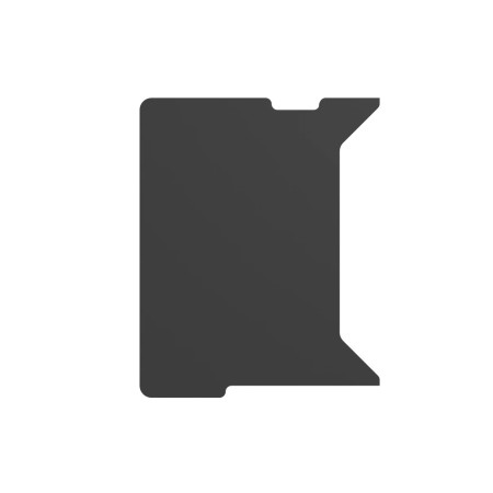 GENESIS NDS-2282 stalviršis kompiuteriui - nestandartinė forma, MDF, antracitas