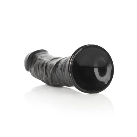 RealRock Curved Silicone Intimate Machine with Suction Cup 23 cm Beige