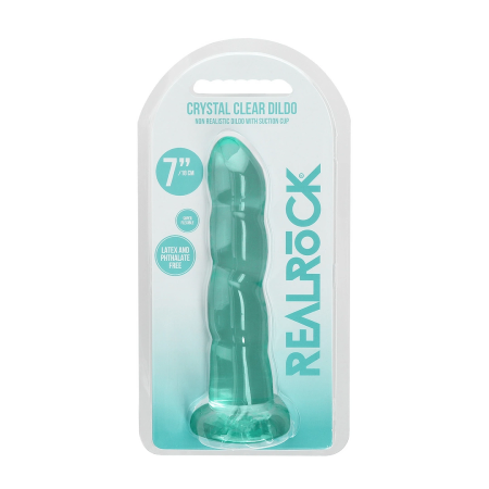 REALROCK Crystal Clear Model 7 Intimate Device with Suction Cup 17cm