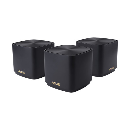 ASUS ZenWiFi XD4 Plus (B-3-PK) Dviguba juosta (2,4 GHz / 5 GHz) Wi-Fi 6 (802.11ax) Juoda 2 Vidinis