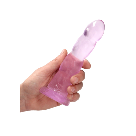 REALROCK Crystal Clear Series Intimate Device 17 cm with Suction Base