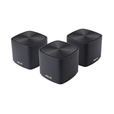 ASUS ZenWiFi XD4 Plus (B-3-PK) Dviguba juosta (2,4 GHz / 5 GHz) Wi-Fi 6 (802.11ax) Juoda 2 Vidinis