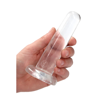 REALROCK Crystal Clear 5" Intimate Machine with Suction Cup Transparent
