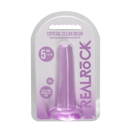 REALROCK Crystal Clear Intimate Machine 13.5 cm with Suction Cup