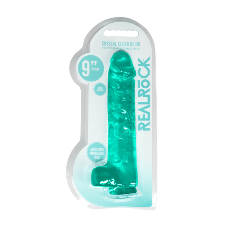 REALROCK Crystal Clear Model with Base 25cm - Transparent, Suction Cup