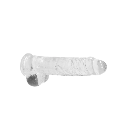 RealRock Crystal Clear Intimate Model with Suction Cup 25cm Transparent