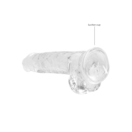 REALROCK Crystal Clear Intimate System with Suction Cup 21 cm Transparent