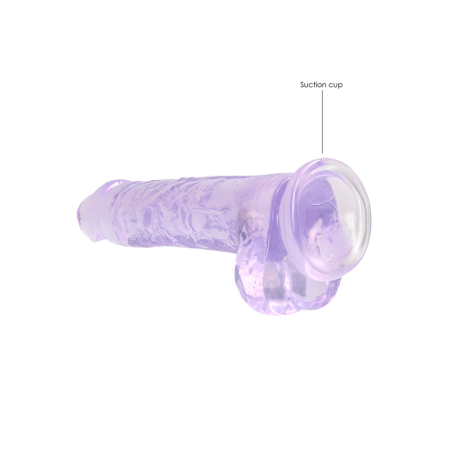 RealRock Crystal Clear 21cm Transparent Model with Sturdy Suction Base