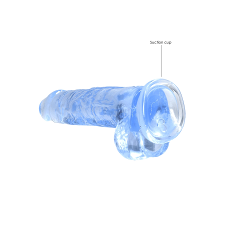 REALROCK Crystal Clear Intimate System with Suction Cup 21 cm Transparent