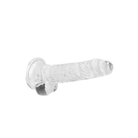RealRock Crystal Clear 7" Intimate Device with Suction Cup Transparent