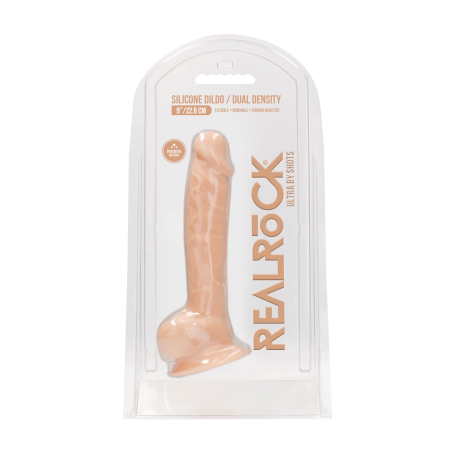 REALROCK ULTRA Silicone Dual-Density Model with Base 23 cm Flesh