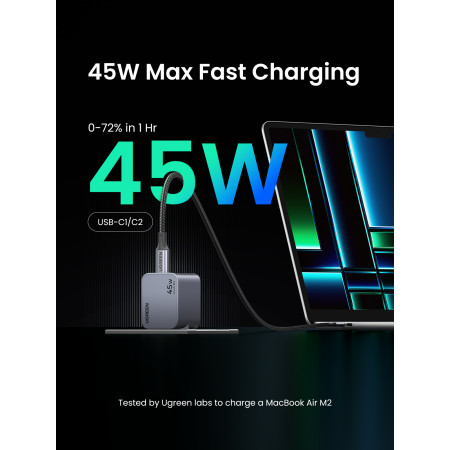 Ugreen Nexode Pro 45W USB-C kroviklis
