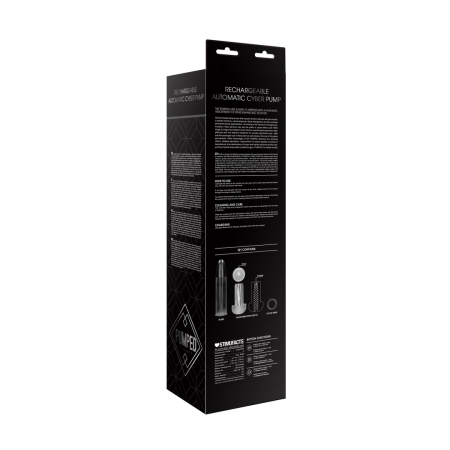 Shots Rechargeable Automatic Cyber Pump with Soft Sleeve, 31 cm