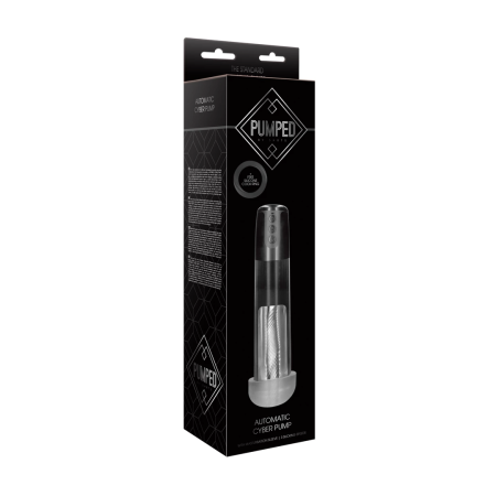 Shots Toys Automatic Cyber Pump Vacuum System 3-Speed Black 29.5cm