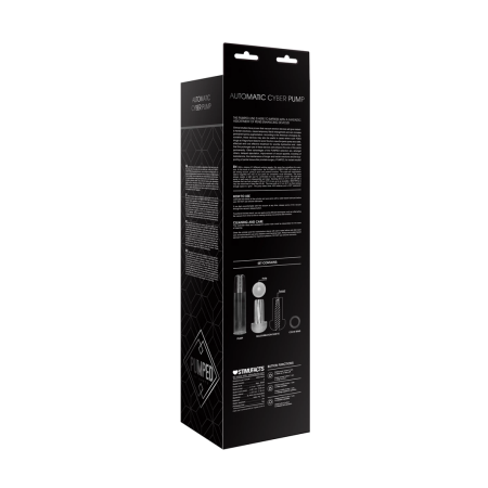 Shots Toys Automatic Cyber Pump Vacuum System 3-Speed Black 29.5cm