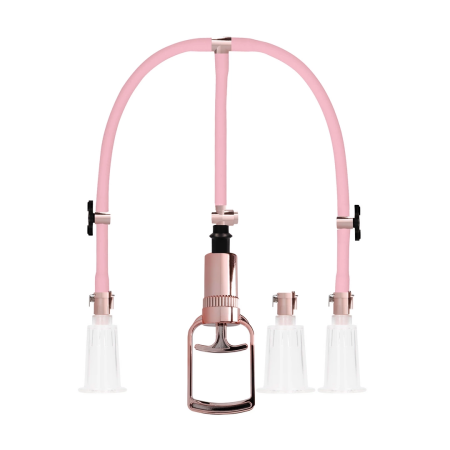 Shots Pumped Intimate Stimulation Pump Set Medium-Large, 3 Cups