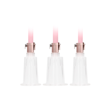 Shots Pumped Intimate Stimulation Pump Set Medium-Large, 3 Cups