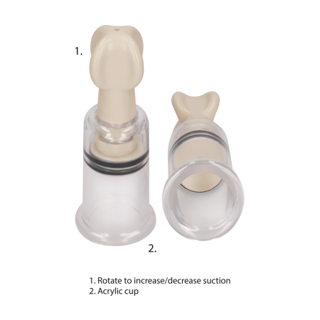 Shots Nipple Suction Set Small - Precision Adjustable Suction Cups