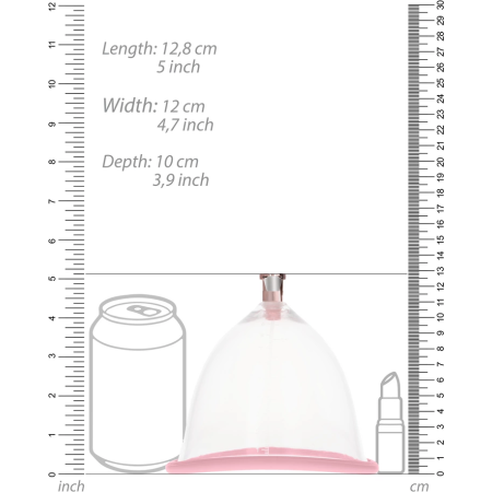 Shots Pumped Breast Pump Set Medium - Adjustable Vacuum System