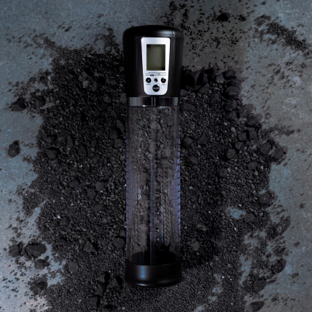 Shots Premium LCD Intimate Vacuum System Rechargeable 25cm Black