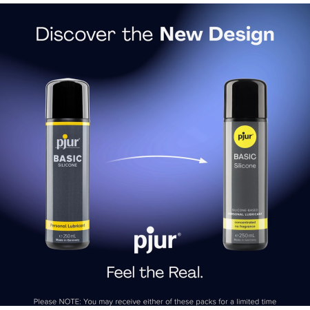 pjur Basic Silicone Glide Lubricant & Massage Gel 250ml Long-Lasting