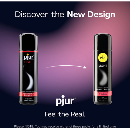 pjur LIGHT Silicone-Based Lubricant & Massage Gel 250ml - Low Viscosity Formula