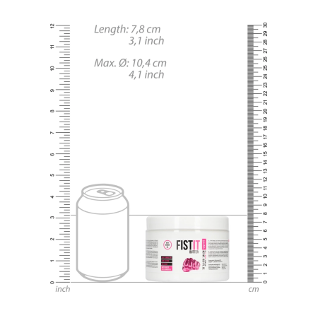 Fistit Sliding Butter Water-Based Lubricant 500 ml - Long-Lasting Formula