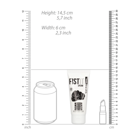 Fist It Professional Water-Based Lubricant 100ml - Neutral, Dermatologically Tested