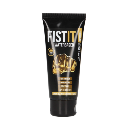 Fist It Waterbased Lubricant 100ml - Clear, Dermatologically Tested Formula