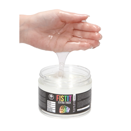 Fist It Extra Thick Rainbow Water-Based Lubricant 500ml, Colourless